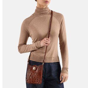 Brahmin Marley Pecan Melbourne Crossbody Bag
